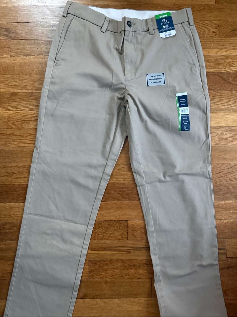 George Tan Chino Pants - Straight Fit